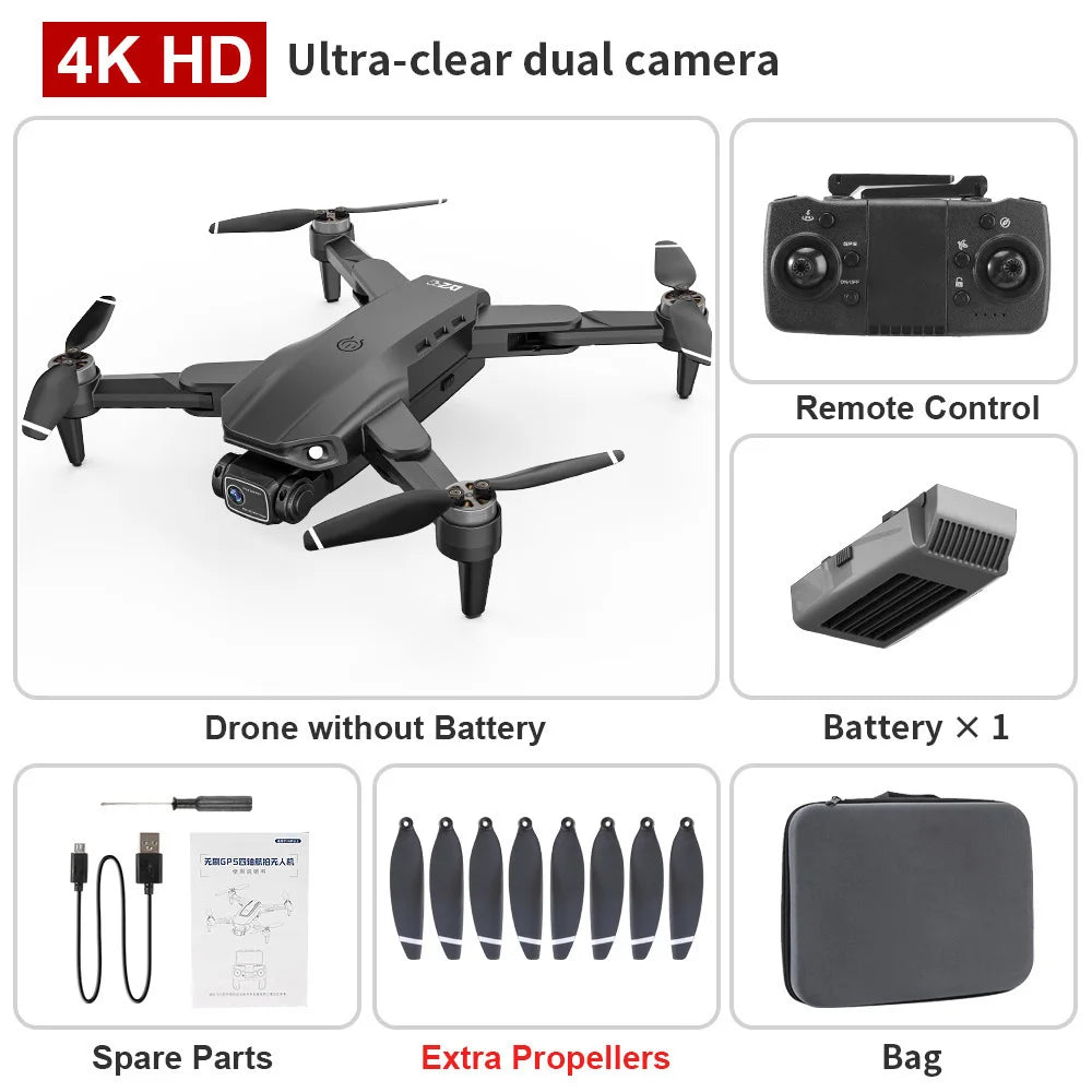 Pro Brushless 4K 5G GPS HD Foldable Quadcopter Drone Success