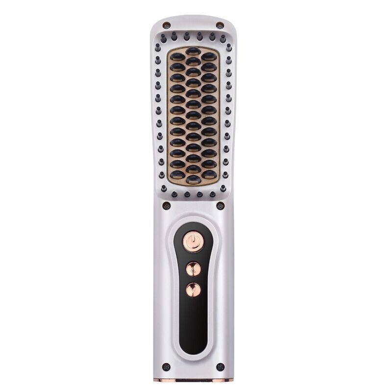 Multifunction USB  Beard/Hair  Straightener Brush Styler
