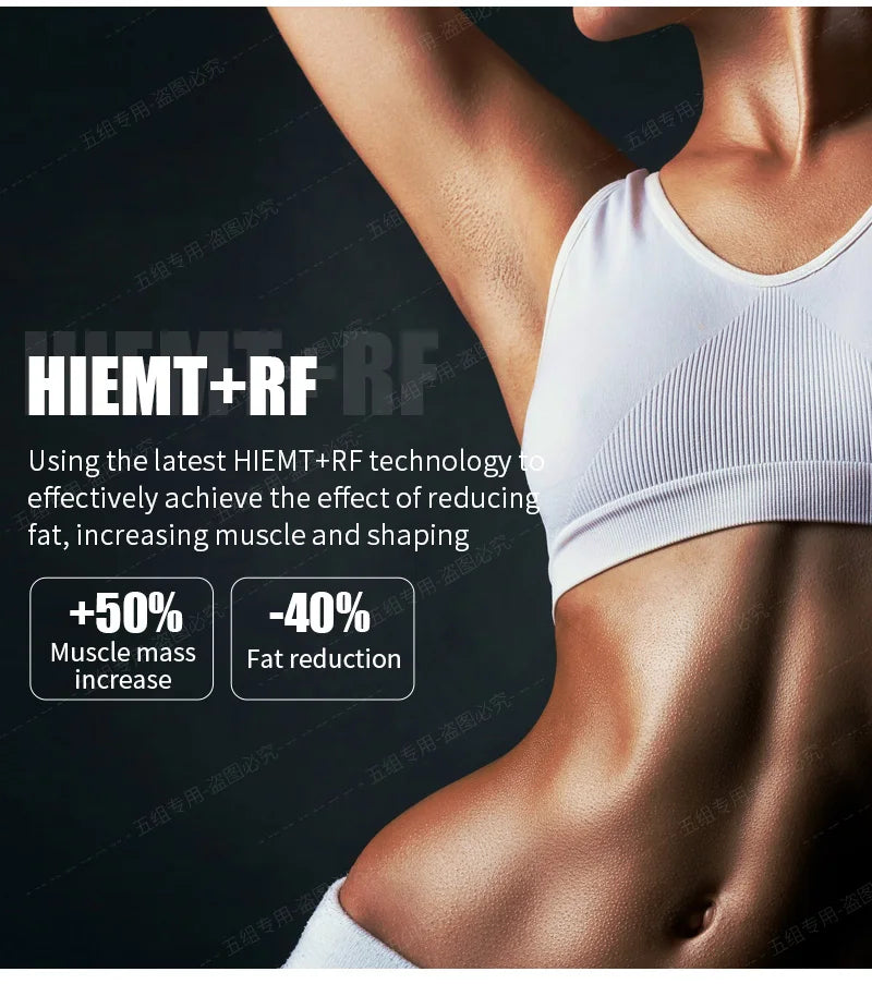 Professional EMS Body Sculpting Weight loss HIEMT Electromagnetic Muscle fat burner