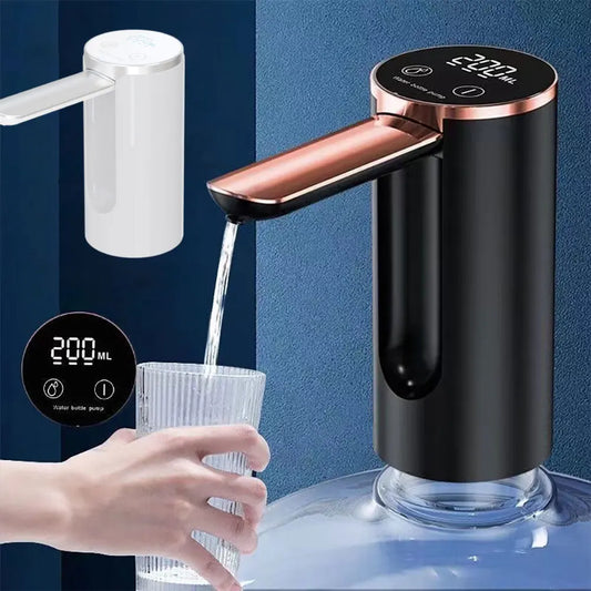 Automatic USB Charging Water Bottle Dispenser with LCD Display