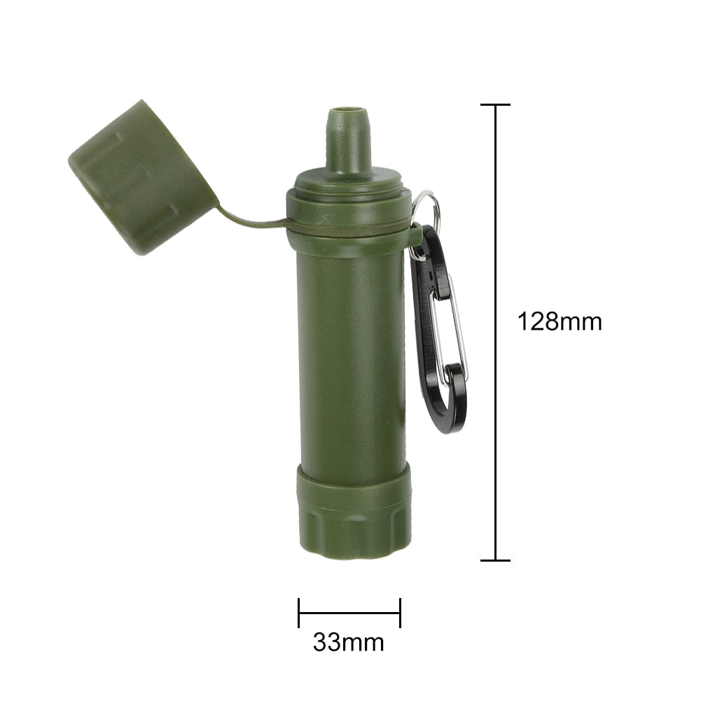 Survival Straw  Drinking Water Filtration Purifier Emergency