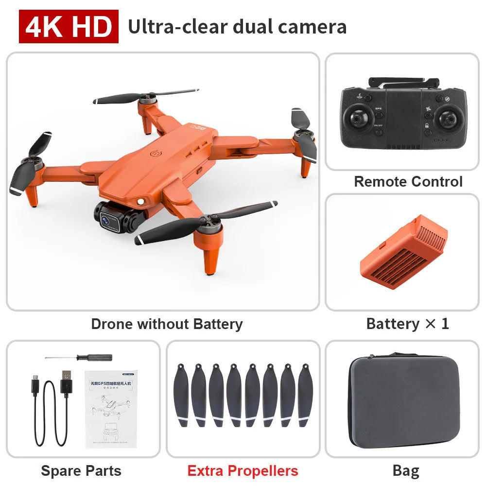 Pro Brushless 4K 5G GPS HD Foldable Quadcopter Drone Success