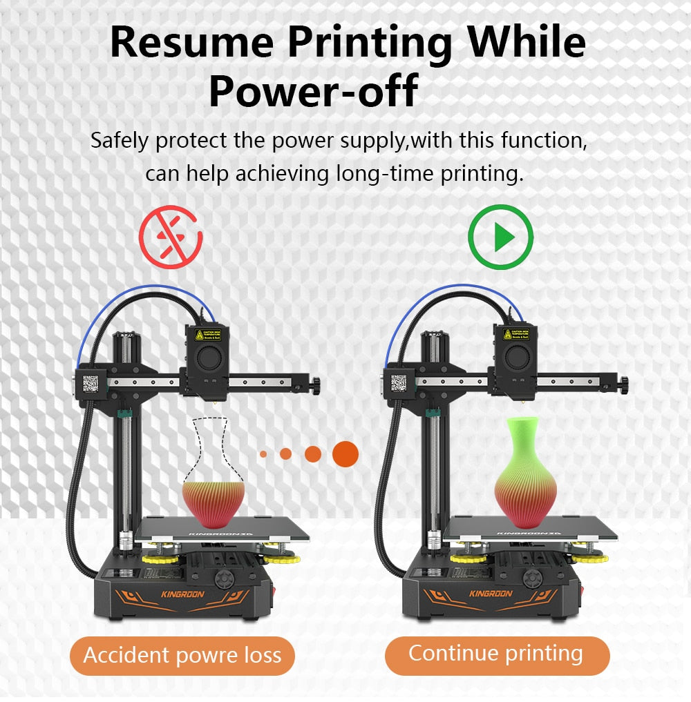 FDM 3D Printer Resume Printing Titan Extruder