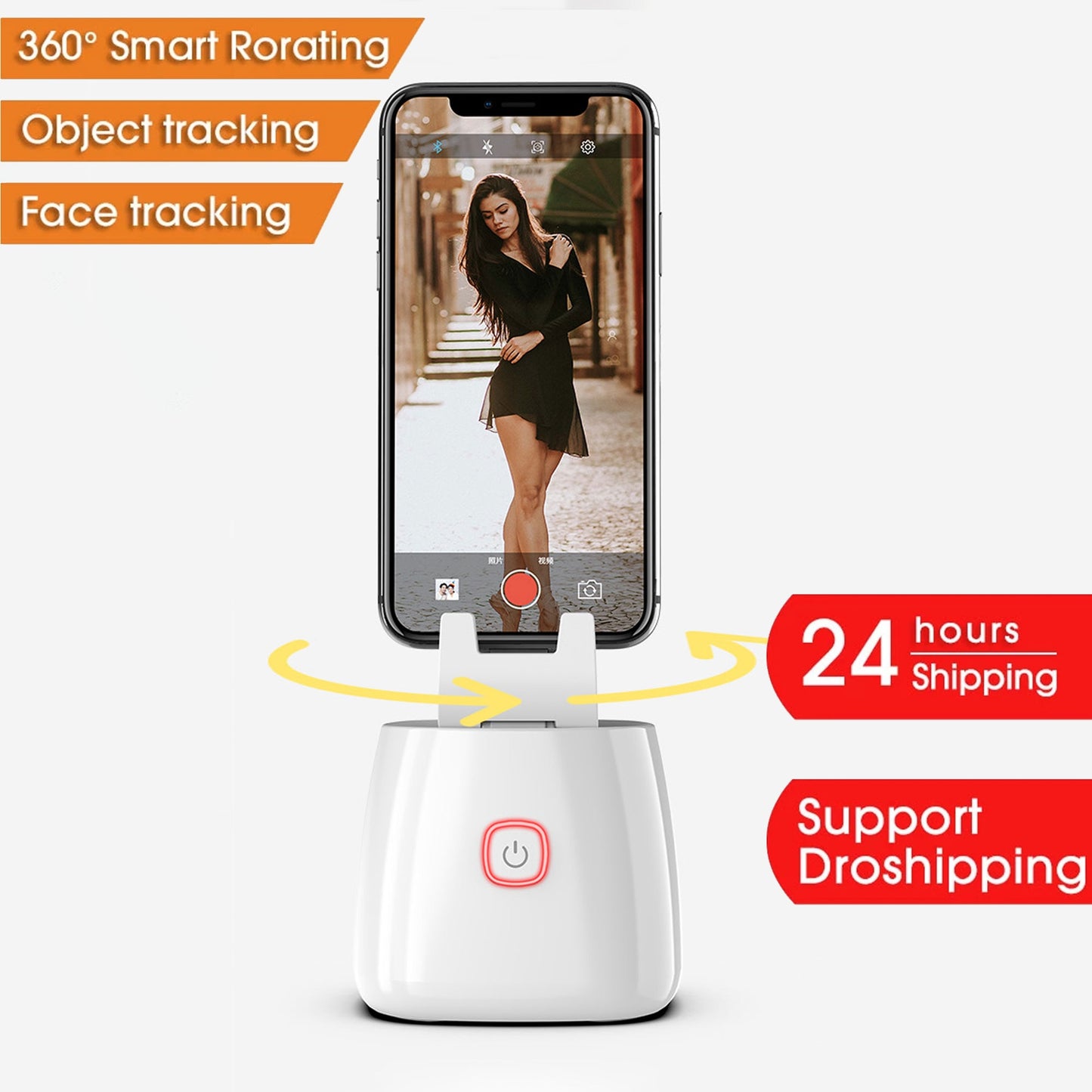 360 Auto-tracking Face/Object Selfie Stick
