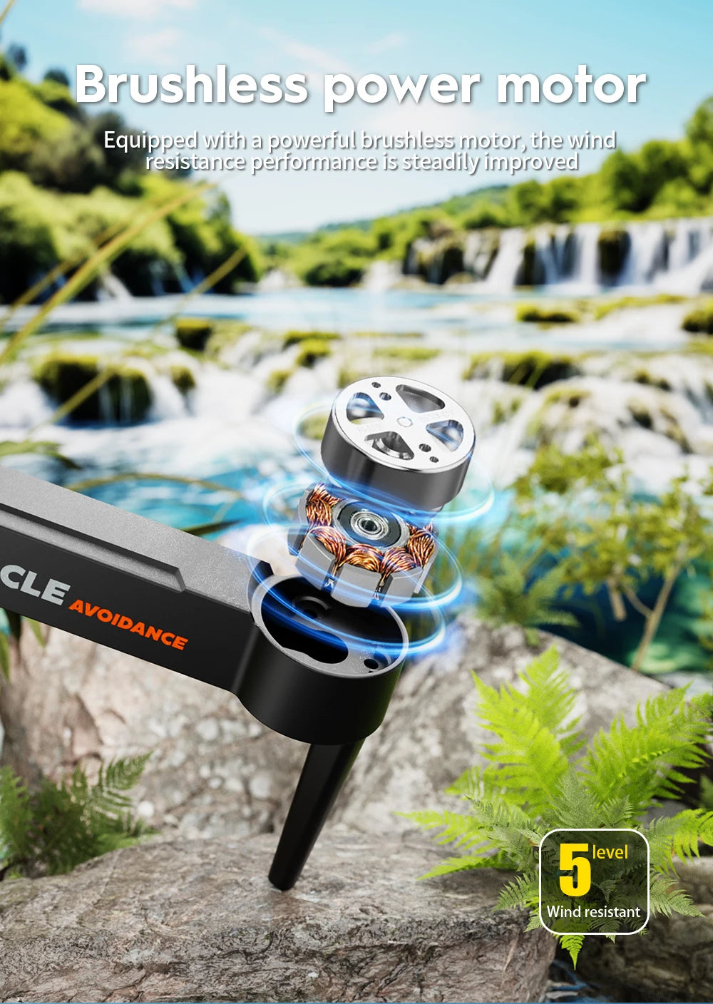 Pro Brushless 4K HD Aerial Obstacle Avoidance Photography Drone