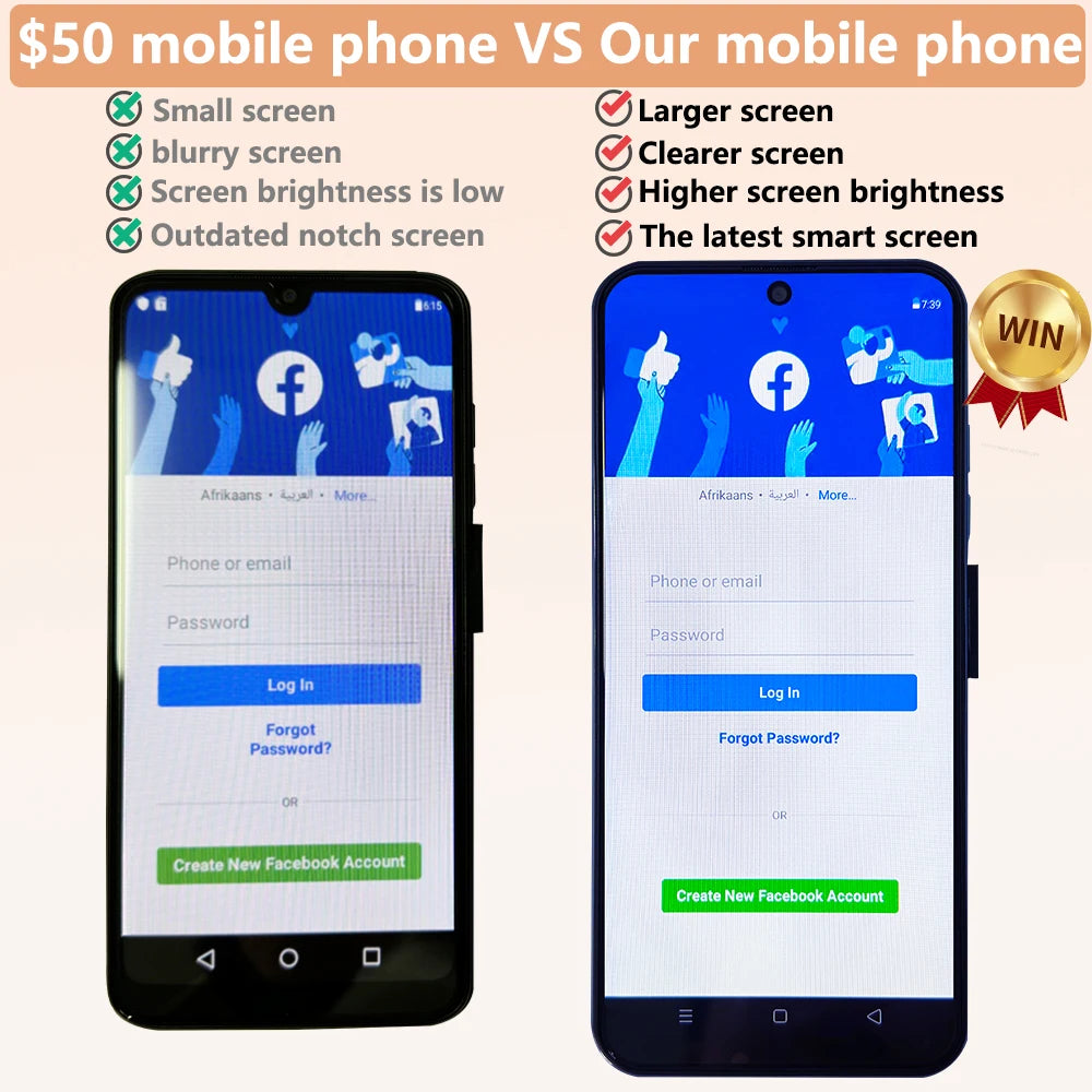 Smart Android Phone Original 7.3 inch 22G+2T 50MP+108MP