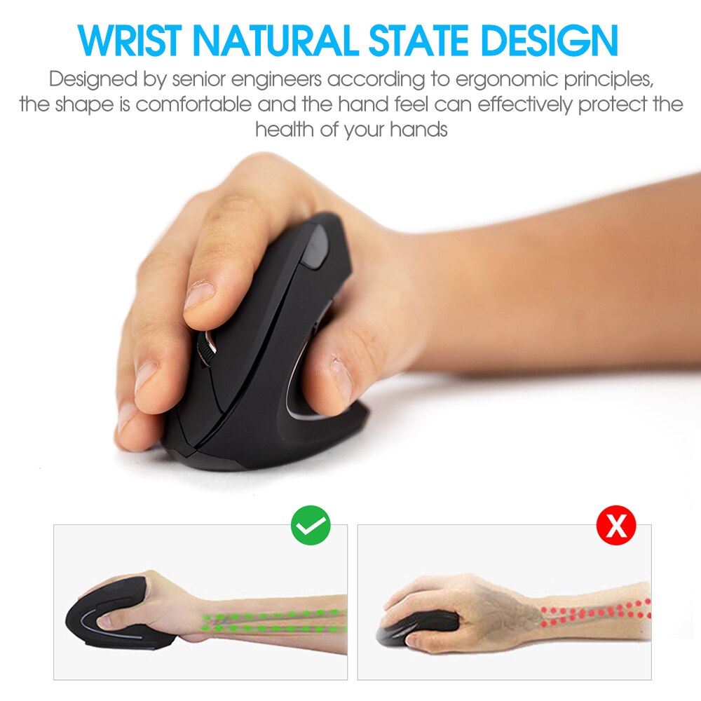 Wireless Computer/ Gaming Mouse Ergo-friendly