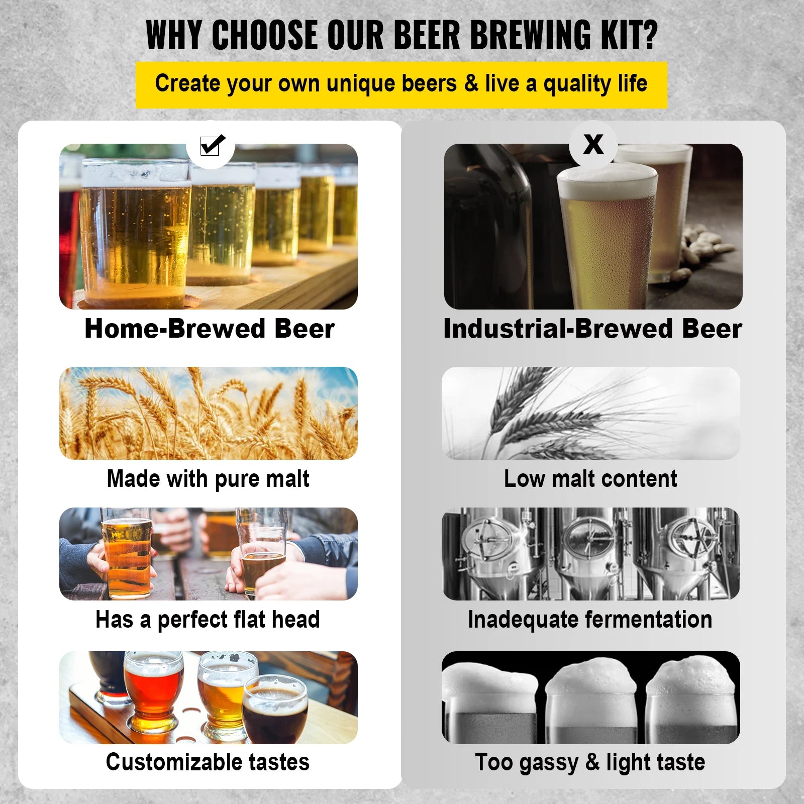  Stainless Steel All-in-One Home Beer Brewer Electric Brewing System with Pump Brewing Beer Equipment Kit