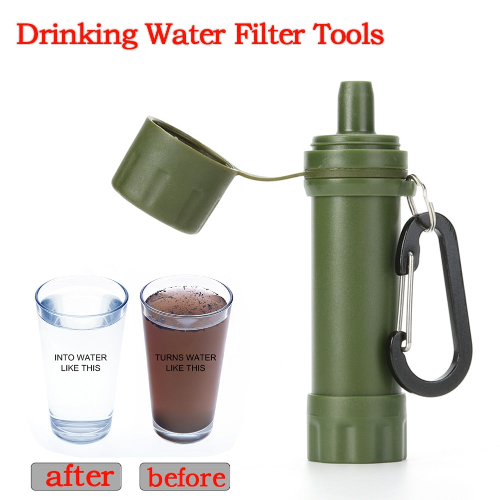 Survival Straw  Drinking Water Filtration Purifier Emergency