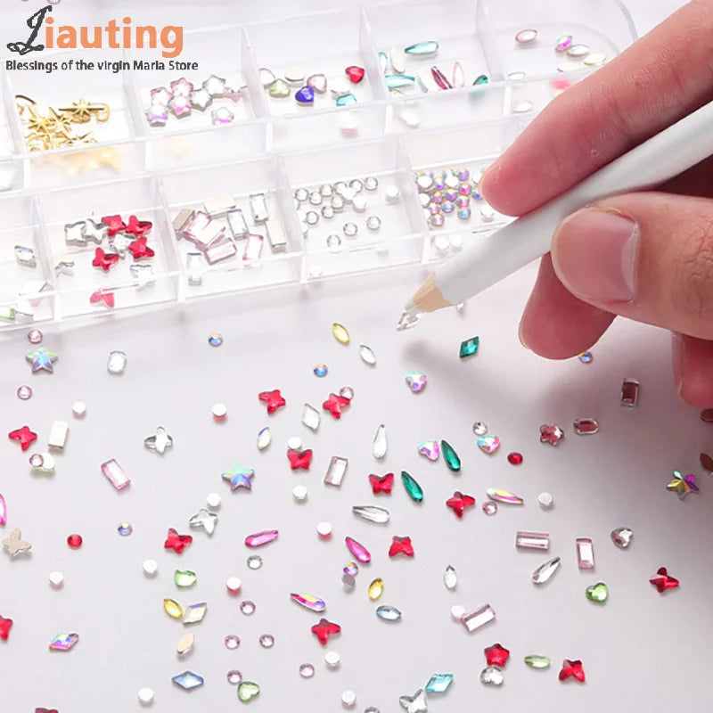 DIY Dental Crystal Diamond Ornament Teeth Jewelry