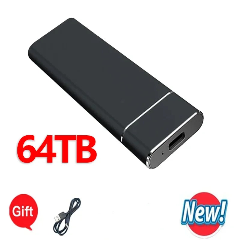 Portable External Storage SSD 1TB High-speed Mobile Storage Drive