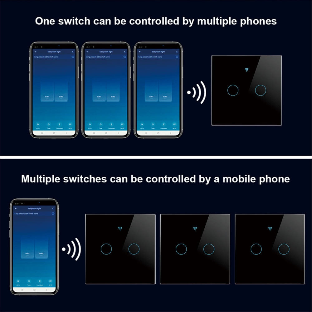 Wifi Wall Touch Smart Light Switch
