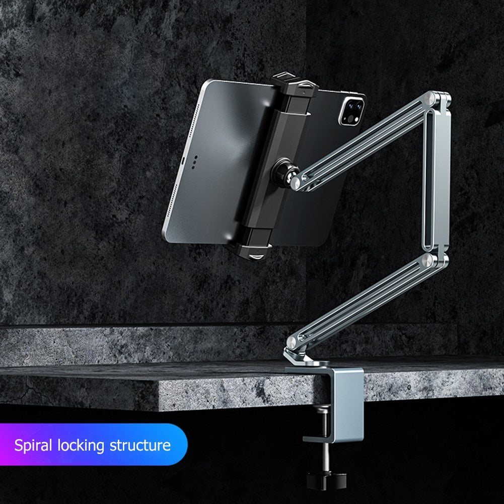 360 Long Arm Bed  Stand 4-13inch  Phone/ Tablets