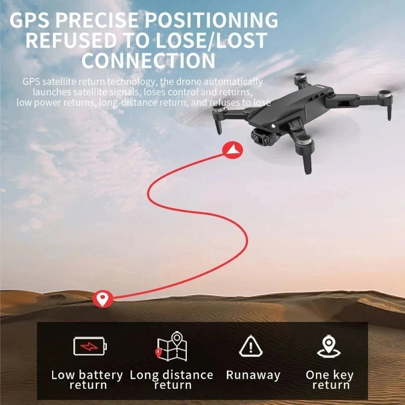 Pro Brushless 4K 5G GPS HD Foldable Quadcopter Drone Success