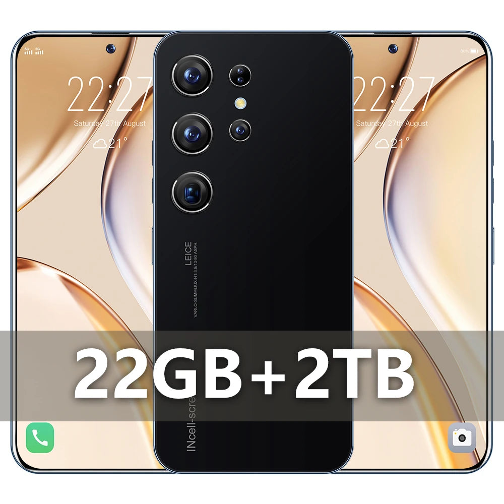 Smart Android Phone Original 7.3 inch 22G+2T 50MP+108MP