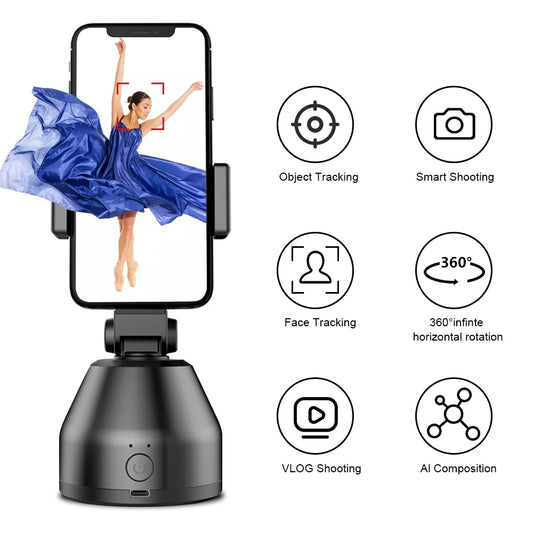 360°Smart Face Tracking Object Tripod 
