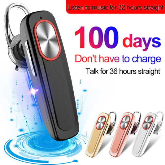 Bluetooth Noise Reduction Wireless Earphone Mic Handsfree