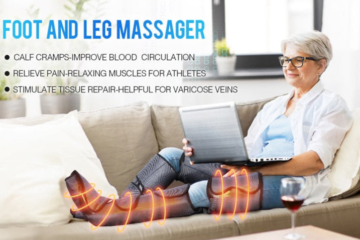 Calf/Foot/Leg Air Compression Massager Heated Circulation