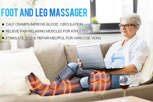 Calf/Foot/Leg Air Compression Massager Heated Circulation