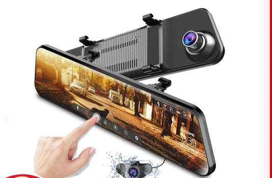 Car Rear View Touch Screen DVR /GPS 2 Cameras