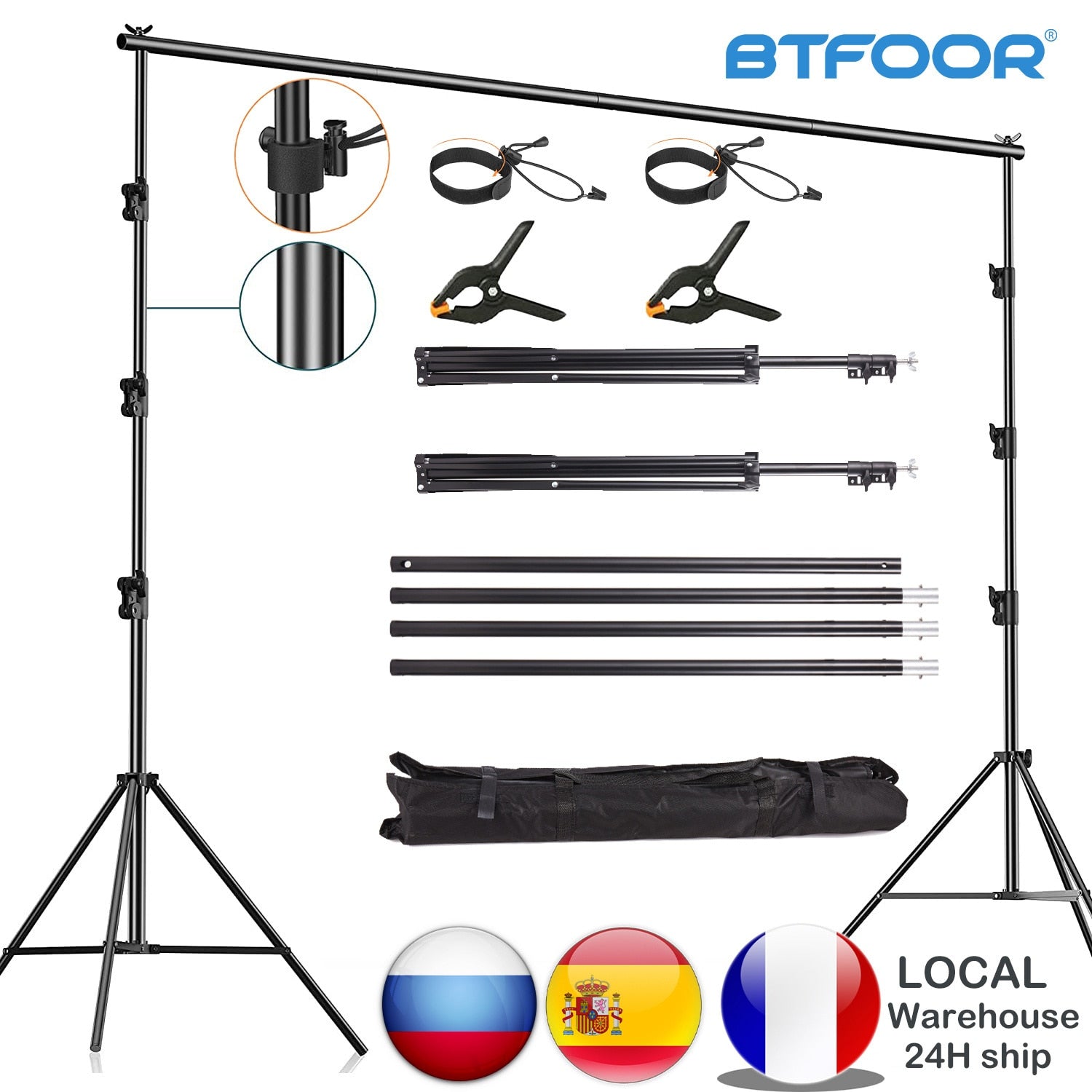Green Screen Photography Photo Studio Background Stand