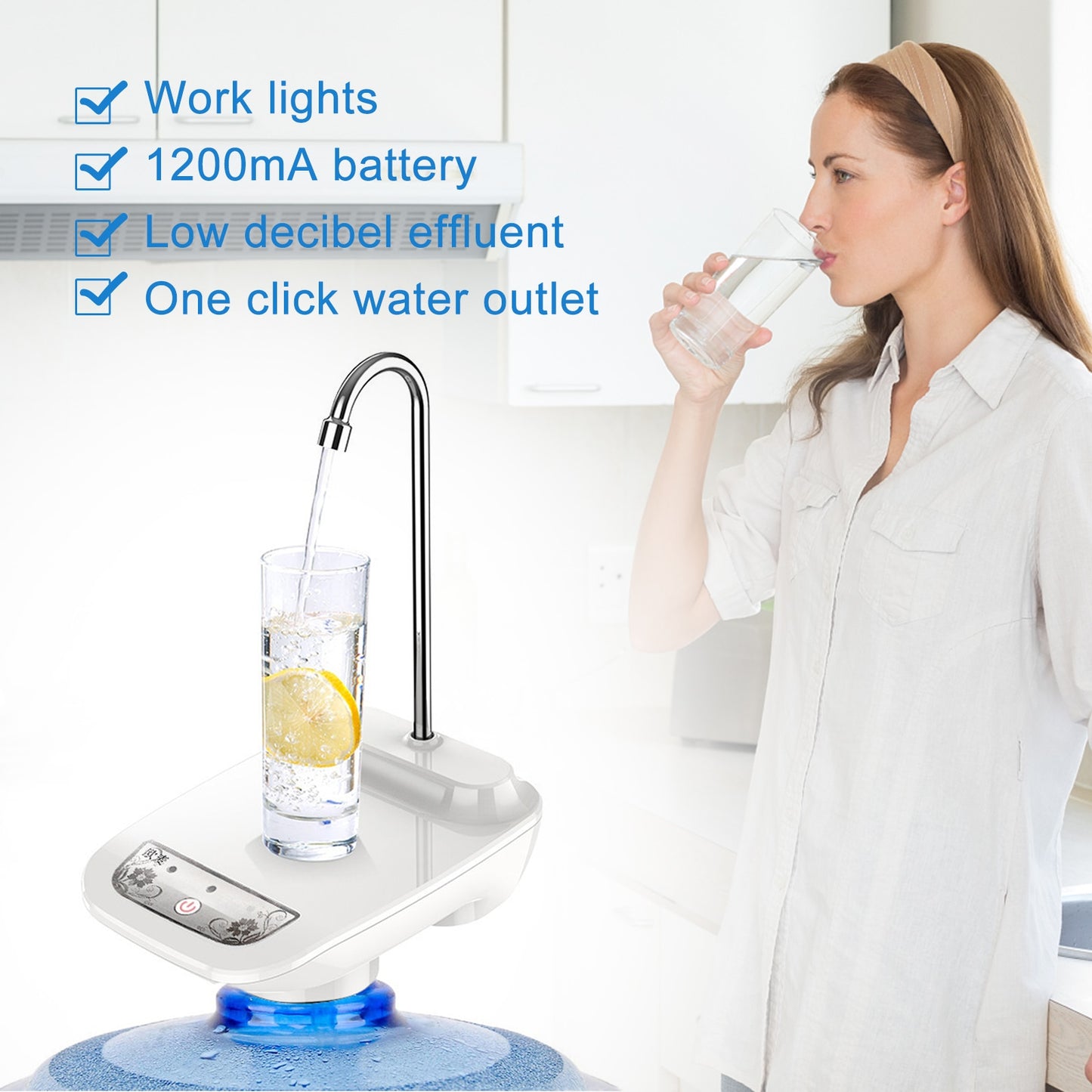Automatic Water Dispenser  Pump USB Rechargeable