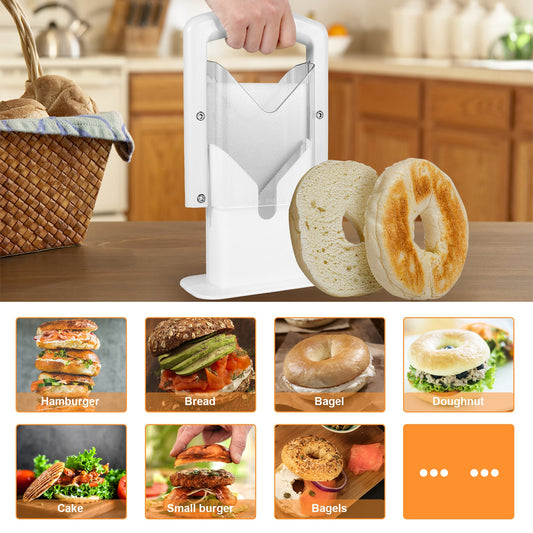 Stainless Steel Bagel/Bread/ Muffin Cutter Slicer