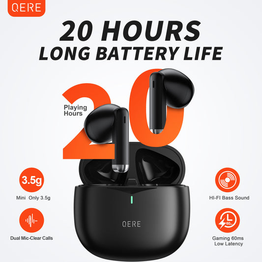 Bluetooth 5.3, TWS HD Microphone Earphones